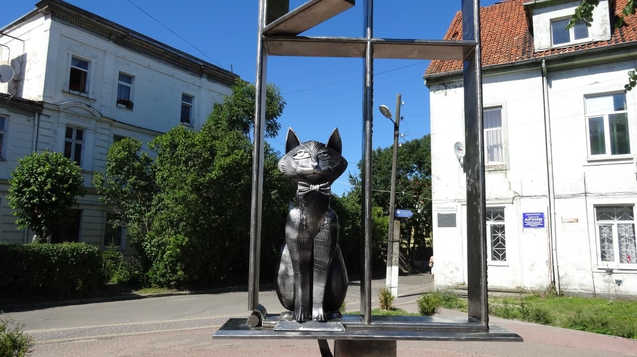 Памятник котам в Зеленоградске